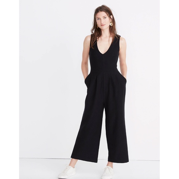 NEW Madewell Texture & Thread Wide-Leg Jumpsuit - Picture 2 of 8